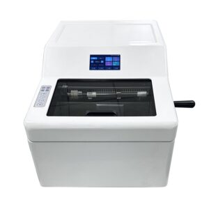Mini microtomo de criostato de mesa portátil montado en vehículo