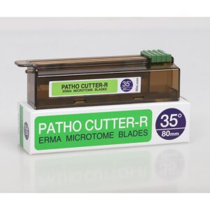 Cuchilla de microtomo Erma PATHO Cuchillas de microtomo de perfil bajo de parafina de laboratorio médico
