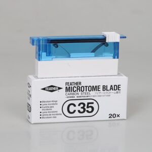 Laboratorio médico de patología Bloques de tejido congelado Cuchillas de microtomo criostático